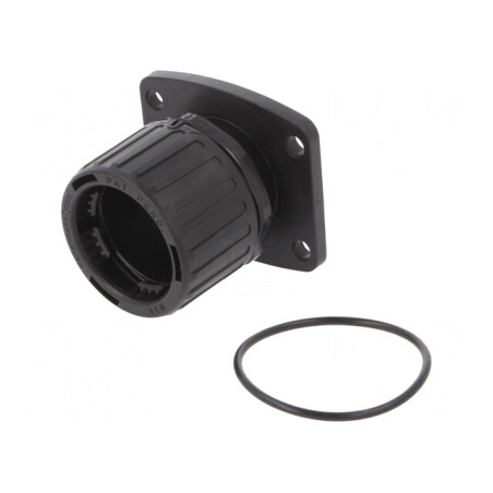 Conector Poliamidă HelaGuard Negru IP66 | Electronic-mag.ro | Componente Electronice