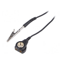Cablu Conexiune ESD Negru 2.5m | Electronic-mag.ro | Componente Electronice