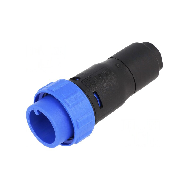Conector Circular Mufă Tată 2-PIN Fără Contacte Pe Cablu | Electronic-mag.ro | Componente Electronice