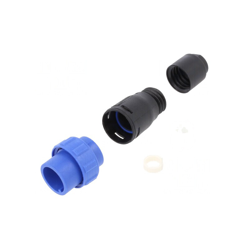 Conector Circular Mufă Tată 4 PIN Fără Contacte pe Cablu | Electronic-mag.ro | Componente Electronice