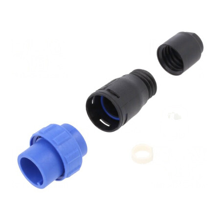 Conector Circular Mufă Tată 4 PIN Fără Contacte pe Cablu | Electronic-mag.ro | Componente Electronice