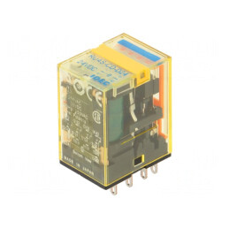 Releu Electromagnetic 4PDT 24VDC 6A | Electronic-mag.ro | Componente Electronice