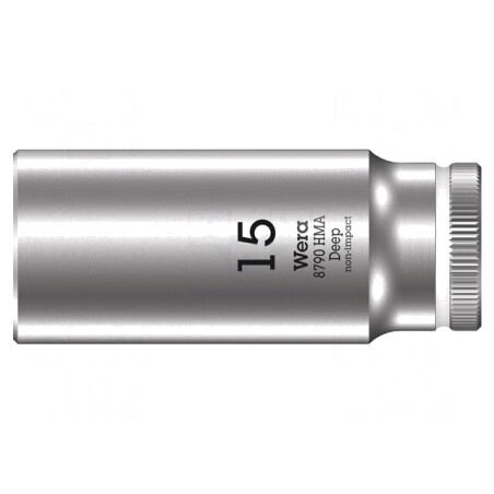 Tubulară HEX 15mm 1/4 50mm Oțel Crom-Vanadium | Electronic-mag.ro | Componente Electronice