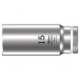 Tubulară HEX 15mm 1/4 50mm Oțel Crom-Vanadium | Electronic-mag.ro | Componente Electronice