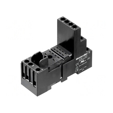 Stativ pentru șină DIN 240VAC 61,5mm 28mm | Electronic-mag.ro | Componente Electronice