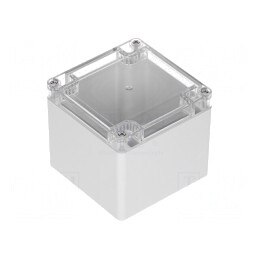Carcasă Universală Policarbonat IP65 100x100x90mm | Electronic-mag.ro | Componente Electronice