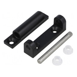 Balama Aluminiu Zinc Neagră 24mm x 66mm | Electronic-mag.ro | Componente Electronice