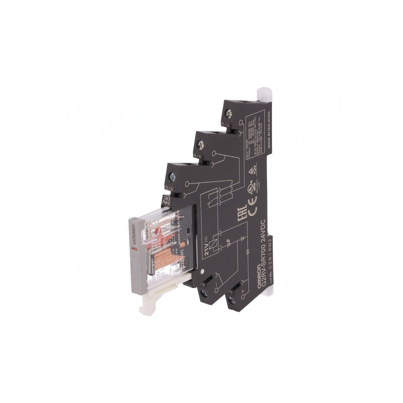 Releu intermediar SPDT 24VDC 6A | Electronic-mag.ro | Componente Electronice