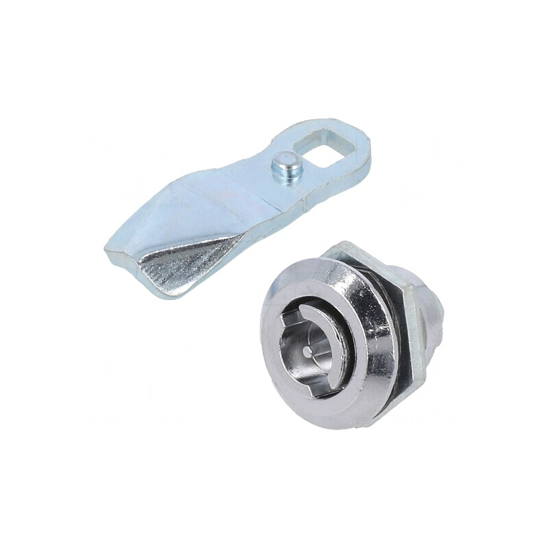 Închizătoare metalică neagră 16mm | Electronic-mag.ro | Componente Electronice