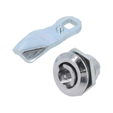 Închizătoare metalică neagră 16mm | Electronic-mag.ro | Componente Electronice