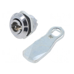 Închizătoare Neagră Zinc Turnat 18mm | Electronic-mag.ro | Componente Electronice