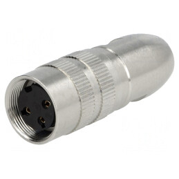 Conector M16 Mufă Mamă Lipire Pe Cablu 3 PIN 5A 250V Drept | Electronic-mag.ro | Componente Electronice