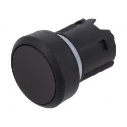 Comutator de Apăsare 22mm Poziție Stabilă Negru | Electronic-mag.ro | Componente Electronice
