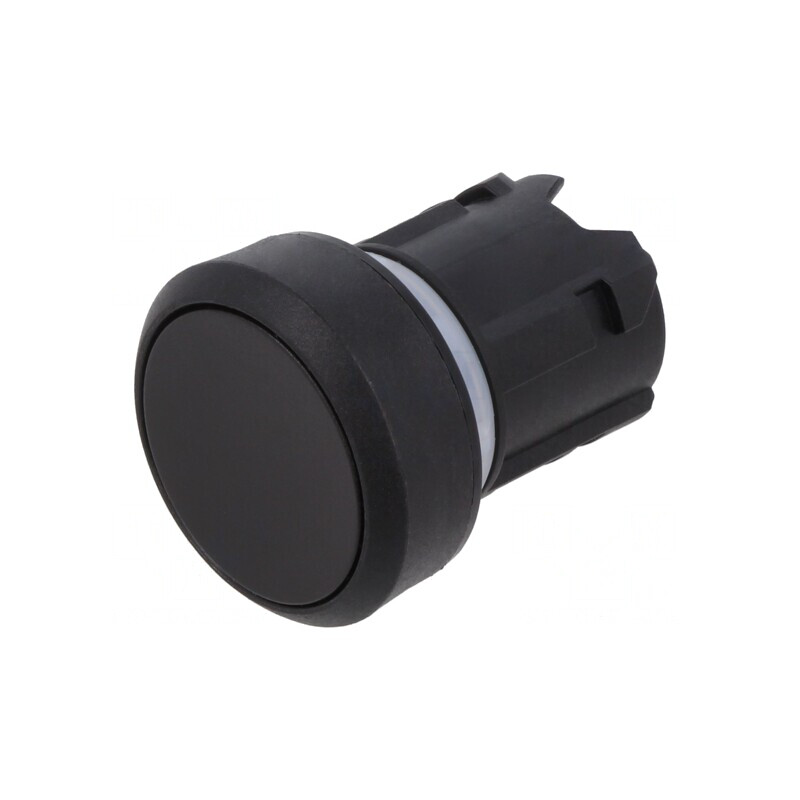 Comutator de Apăsare 22mm Poziție Stabilă Negru | Electronic-mag.ro | Componente Electronice