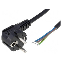 Cablu Electric 3x1,5mm2 cu Ștecăr Unghiular 4m