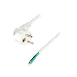 Cablu Electric 3x1,5mm2 4m PVC Cu Ștecăr Unghiular