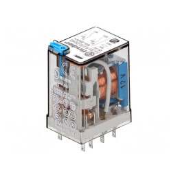 Releu electromagnetic DPDT 12VDC 20A | Electronic-mag.ro | Componente Electronice