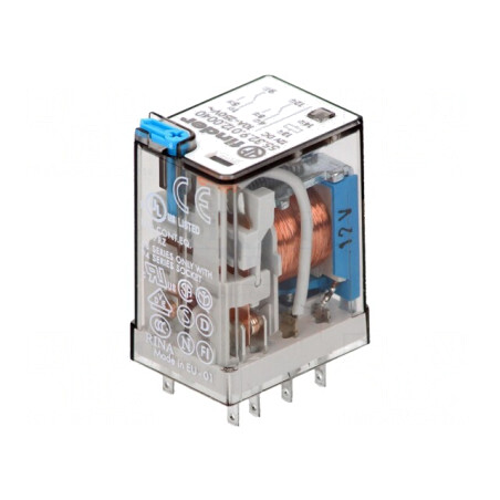 Releu electromagnetic DPDT 12VDC 20A | Electronic-mag.ro | Componente Electronice