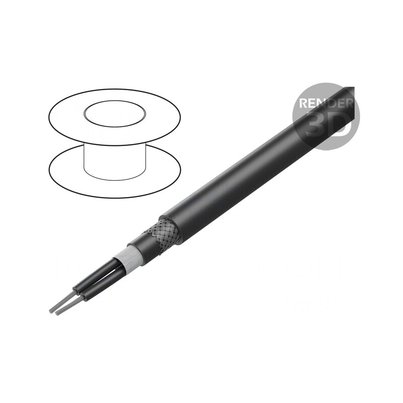 Cablu de control flexibil ÖLFLEX® 2x1mm² negru | Electronic-mag.ro | Componente Electronice
