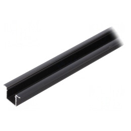 Profil aluminiu negru 2m pentru module LED SMART-IN10