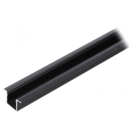 Profil aluminiu negru 2m pentru module LED SMART-IN10 | Electronic-mag.ro | Componente Electronice