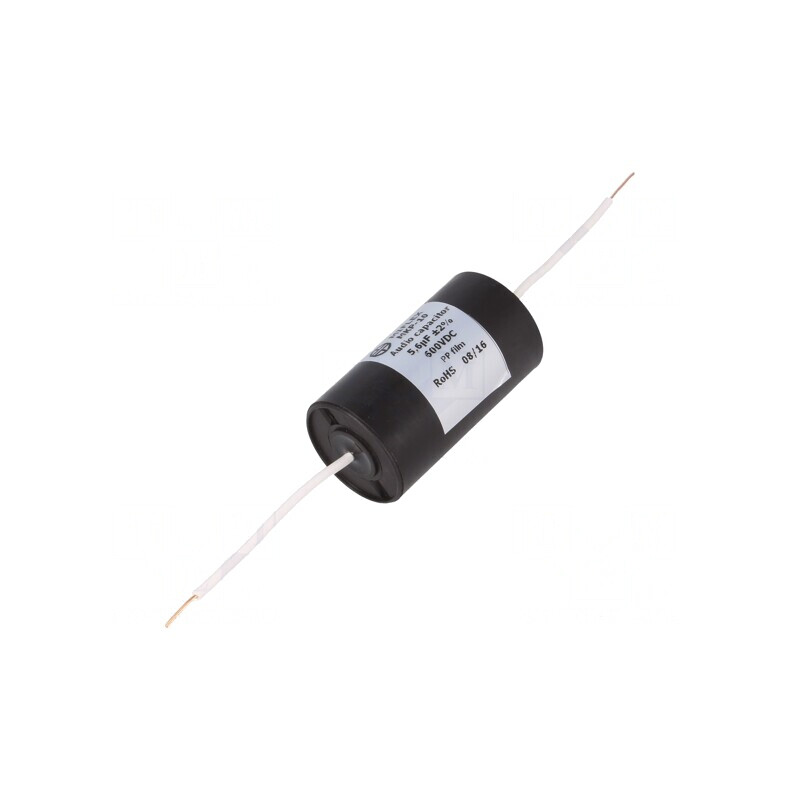 Condensator Polipropilenă 5,6uF 600VDC Ø30x53mm THT | Electronic-mag.ro | Componente Electronice
