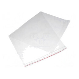 Pungă cu fermoar 400x200 mm polietilenă | Electronic-mag.ro | Componente Electronice