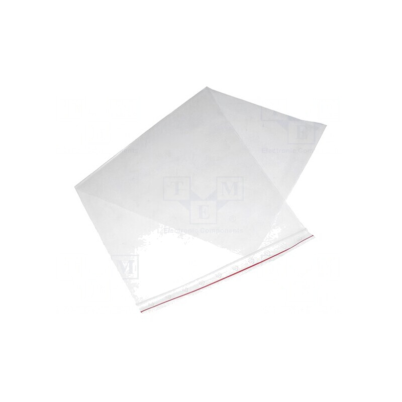 Pungă cu fermoar 400x200 mm polietilenă | Electronic-mag.ro | Componente Electronice