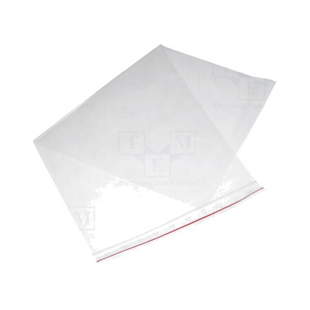 Pungă cu fermoar 400x200 mm polietilenă | Electronic-mag.ro | Componente Electronice
