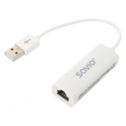 Adaptor USB Fast Ethernet USB 2.0 Alb | Electronic-mag.ro | Componente Electronice