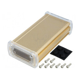 Carcasă Universală Aluminiu 68.7x129x35.2mm | Electronic-mag.ro | Componente Electronice