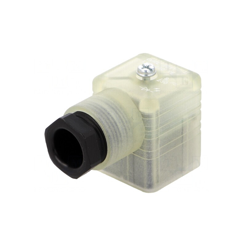 Conector cu Valvă Mufă 18mm 3PIN 90° | Electronic-mag.ro | Componente Electronice