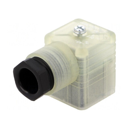 Conector cu Valvă Mufă 18mm 3PIN 90° | Electronic-mag.ro | Componente Electronice