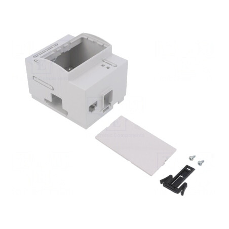 Carcasă Calculator Raspberry Pi Gri ABS/Policarbonat | Electronic-mag.ro | Componente Electronice