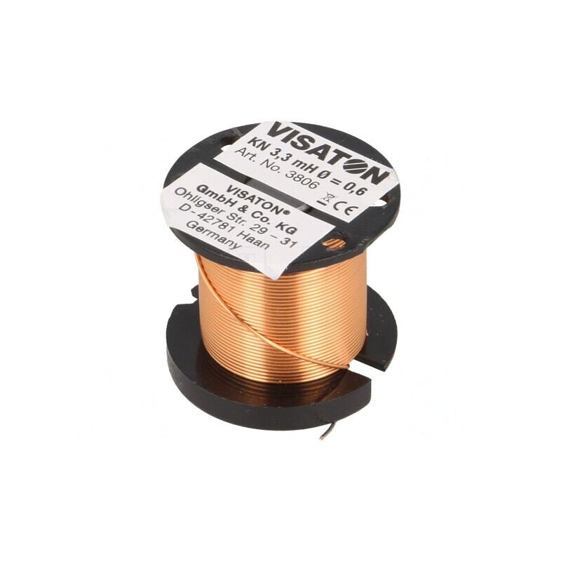 Inductor Bobină 3.3mH 1.4Ω 32mm 29mm 0.6mm | Electronic-mag.ro | Componente Electronice