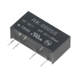 Convertor DC/DC 1W 5V 200mA SIP7 | Electronic-mag.ro | Componente Electronice