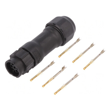 Mufă Circulară pe Cablu 6 PIN X-Lok | Electronic-mag.ro | Componente Electronice