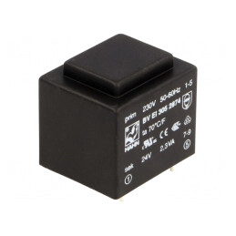 Transformator încapsulat 2,3VA 230V 24V PCB | Electronic-mag.ro | Componente Electronice