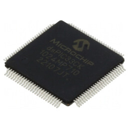 Microcontroler dsPIC 1024kB 128kBSRAM TQFP100 3-3.6VDC
