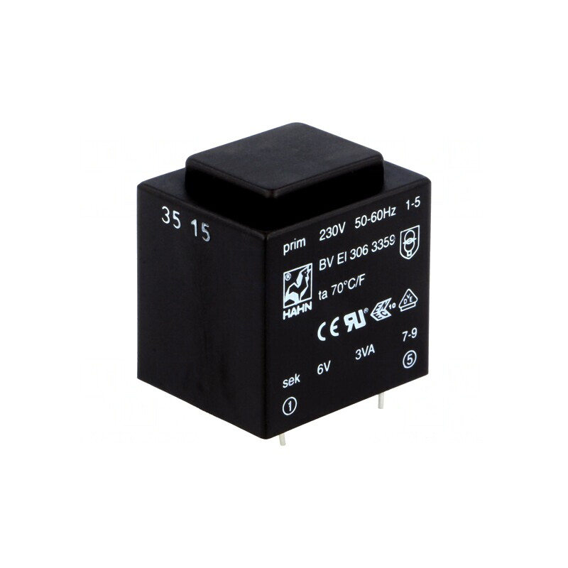 Transformator Încapsulat 3VA 230V 6V 500mA PCB | Electronic-mag.ro | Componente Electronice Transformator Încapsulat 3VA 230V 6V 500mA PCB | Electronic-mag.ro | Componente Electronice