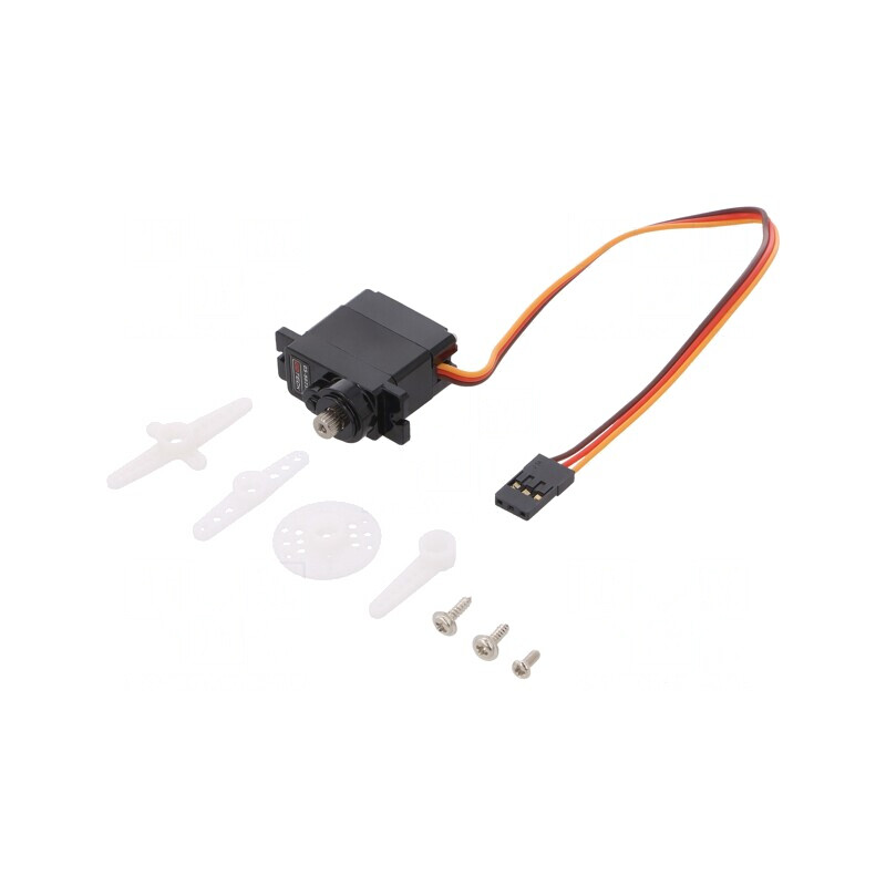 Servomecanism Micro Analogic 4,8-6VDC 23x12x29mm | Electronic-mag.ro | Componente Electronice