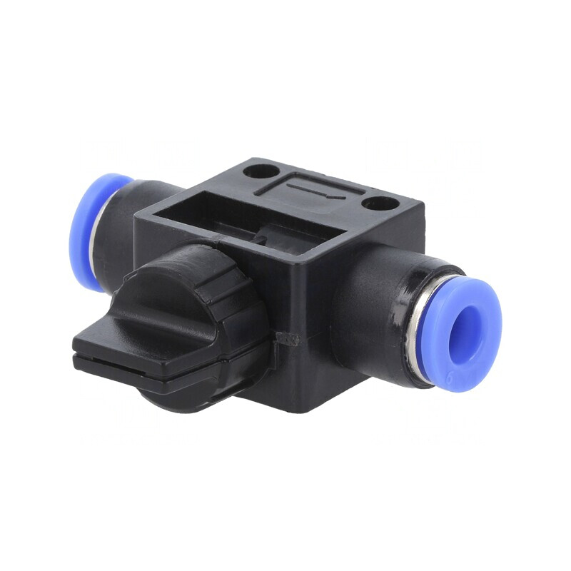 Ventil de Închidere Alamă Nichelată 6mm 0-10bar 0-60°C | Electronic-mag.ro | Componente Electronice