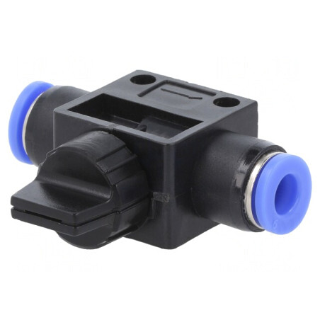 Ventil de Închidere Alamă Nichelată 6mm 0-10bar 0-60°C | Electronic-mag.ro | Componente Electronice