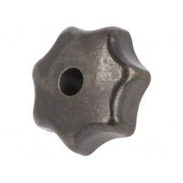 Buton de reglare; Ø: 63mm; Filet int: M12; fontă; DIN 6336