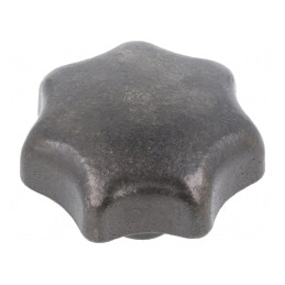 Buton de reglare; Ø: 63mm; Filet int: M12; fontă; DIN 6336