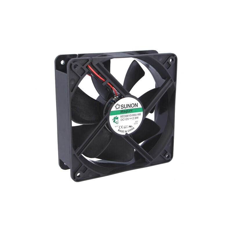 Ventilator DC Axial 12V 120mm 158m3/h 37dBA | Electronic-mag.ro | Componente Electronice