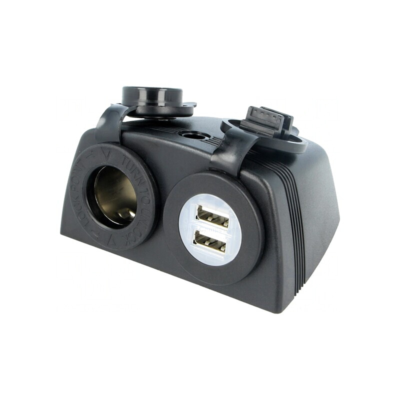 Soclu Brichetă Auto cu USB Negru | Electronic-mag.ro | Componente Electronice Soclu Brichetă Auto cu USB Negru | Electronic-mag.ro | Componente Electronice