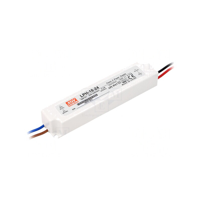 Alimentator LED 18W 24VDC IP67 | Electronic-mag.ro | Componente Electronice Alimentator LED 18W 24VDC IP67 | Electronic-mag.ro | Componente Electronice