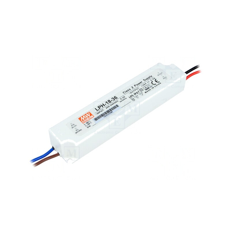Alimentator LED 18W 36V IP67 | Electronic-mag.ro | Componente Electronice