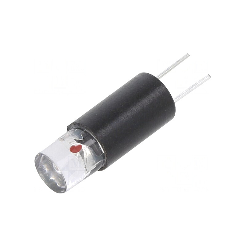 Lampă LED roșie 5mm 5÷6VDC